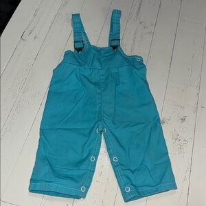 12m 1970s like new vintage boys Blue Overalls like new